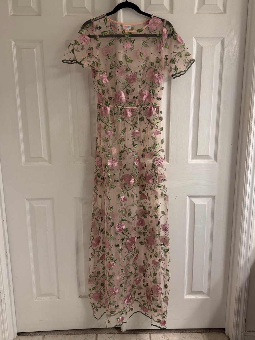 Lularoe Deanne II embroidered dress